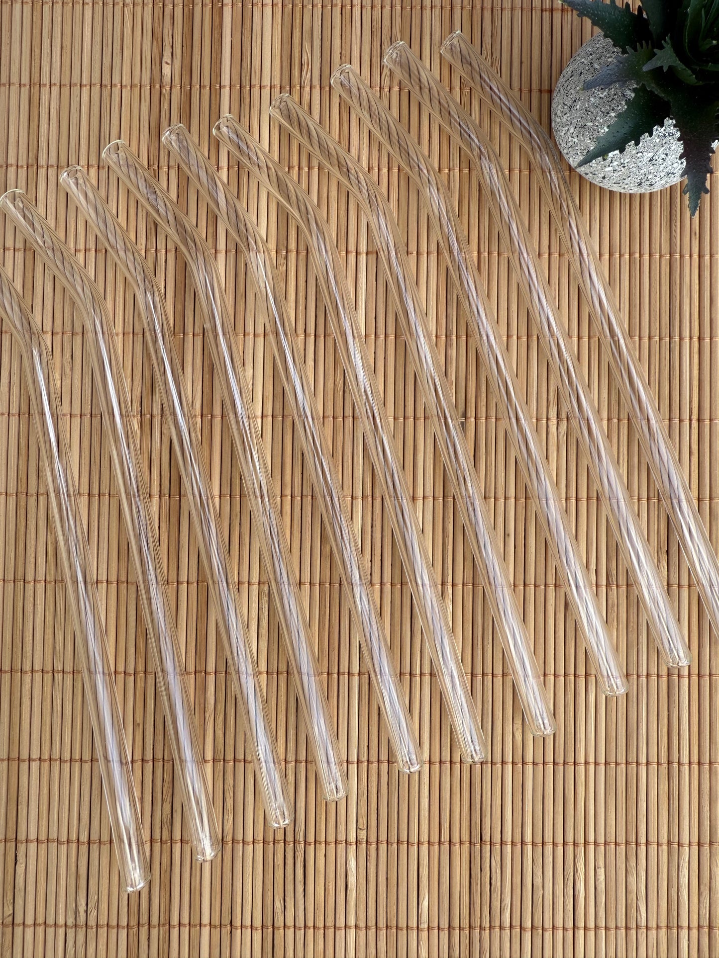 Eco-Friendly Glass Tumbler Straws – Reusable & Durable