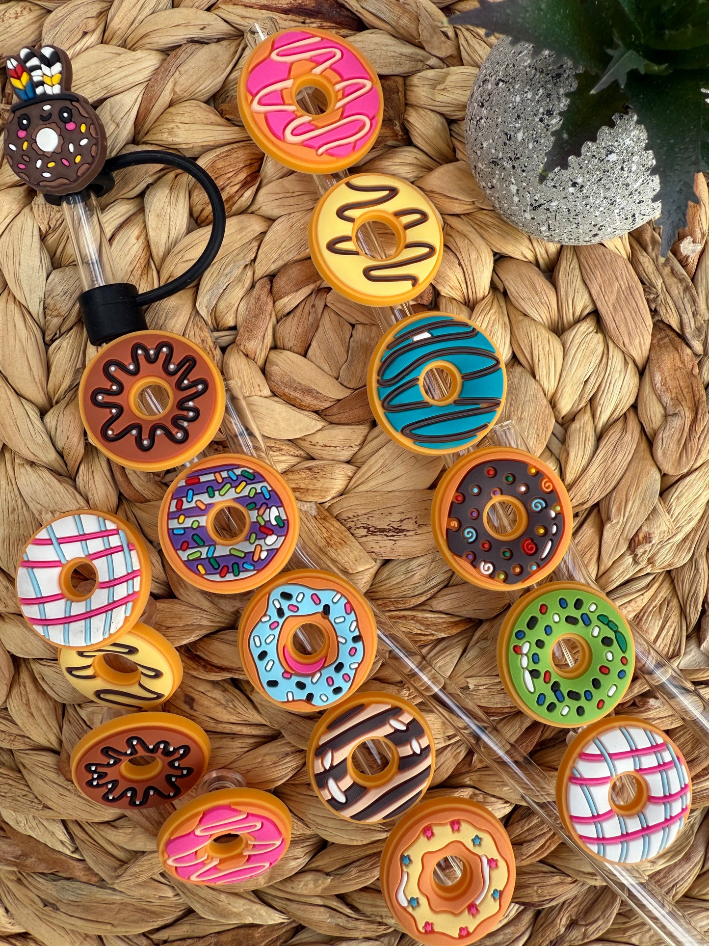Donut Straw Topper