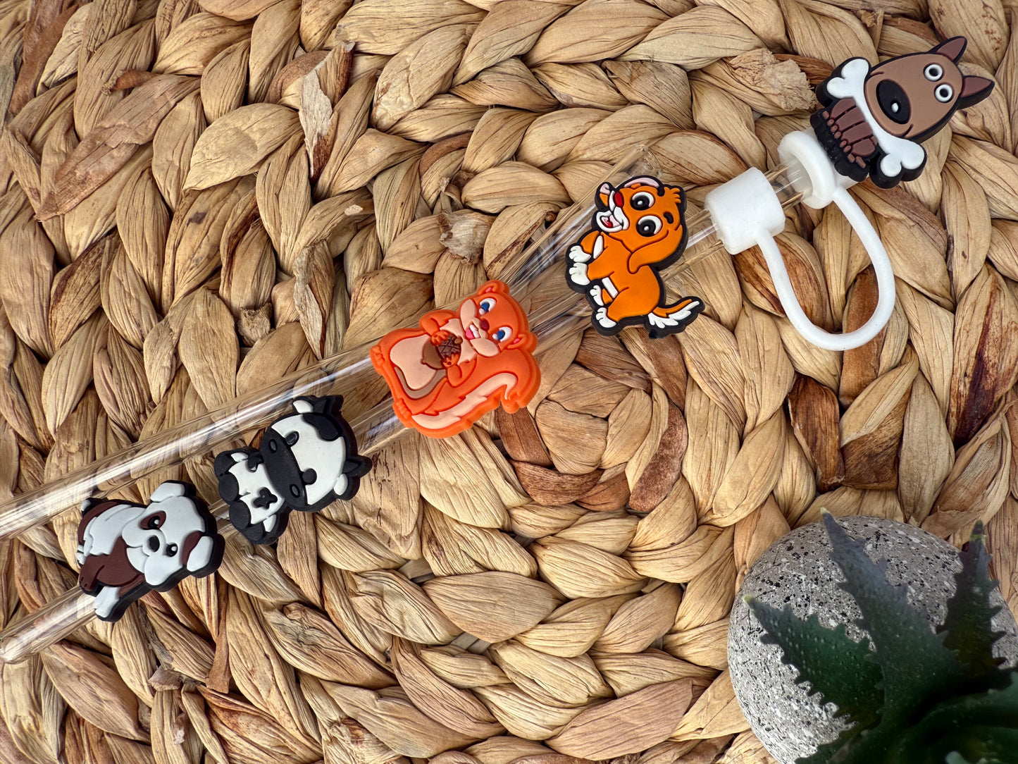 Animal Straw Toppers