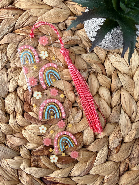 Acrylic bookmark - Flower Arches