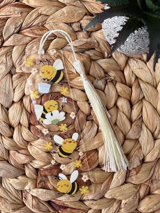 Acrylic bookmark - BusyBee