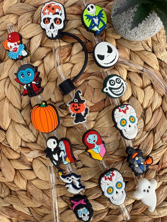 Spooky Straw Toppers