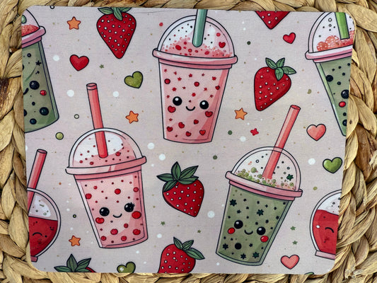 Strawberry Boba Bliss Mousepad