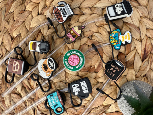 Coffee Lovers Straw Toppers